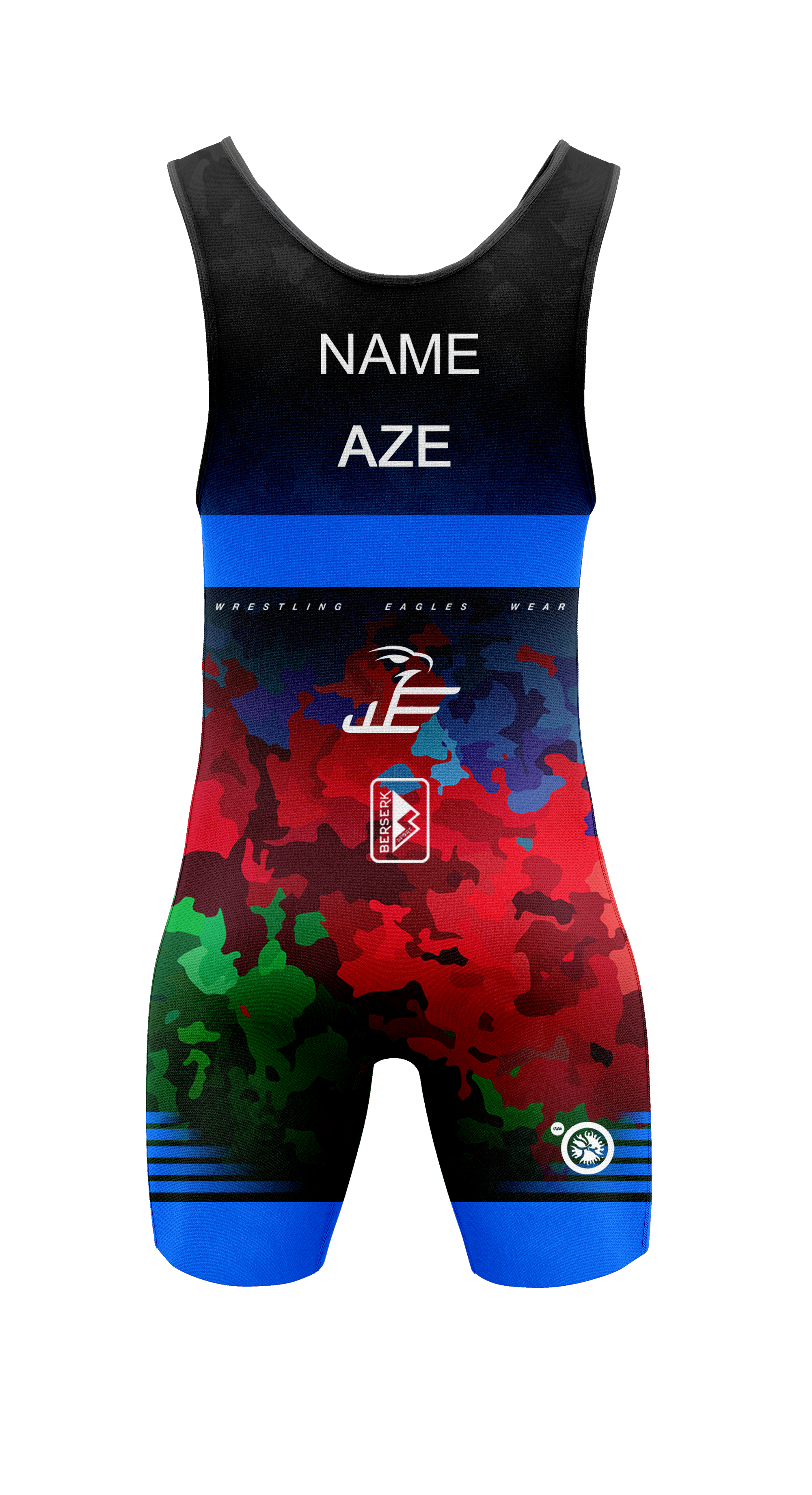 WEW Ringertrikot Aserbaidschan-Camo