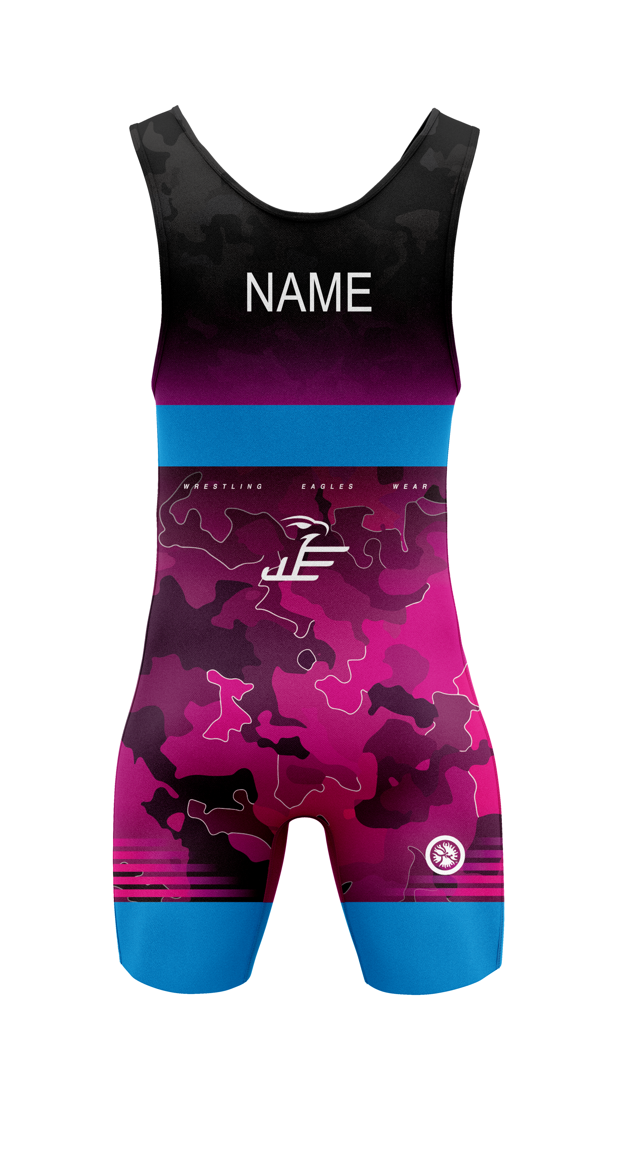 WEW Ringertrikot Pink-Camo