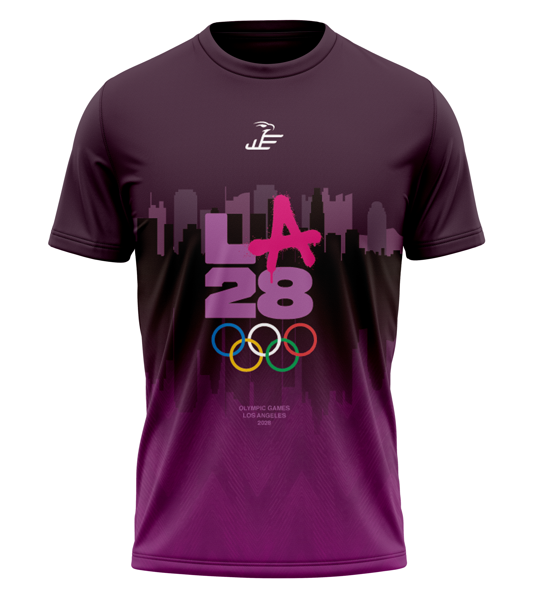 WEW T-Shirt LA-28 WRESTLING TEAM