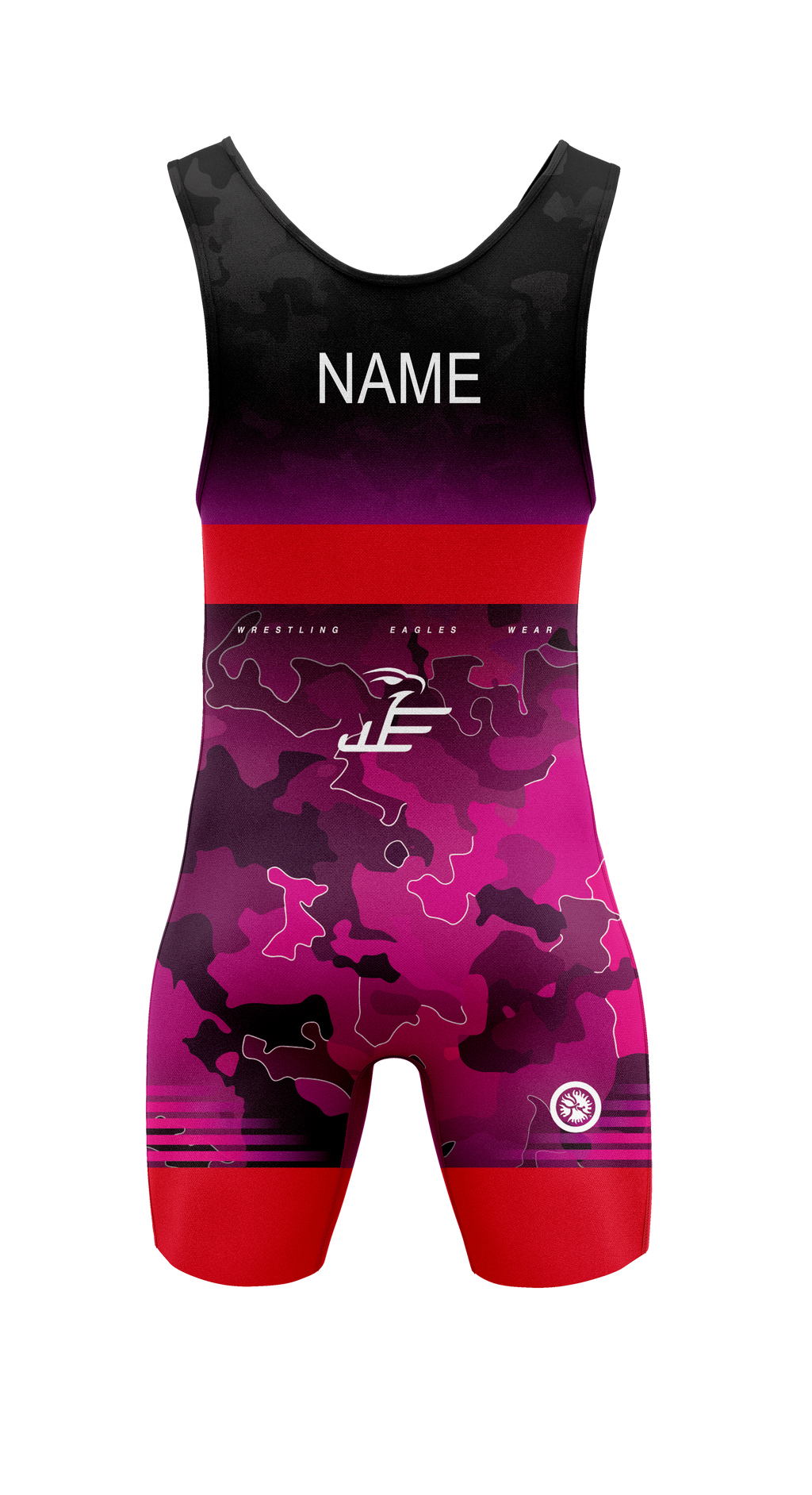 WEW Ringertrikot Pink-Camo