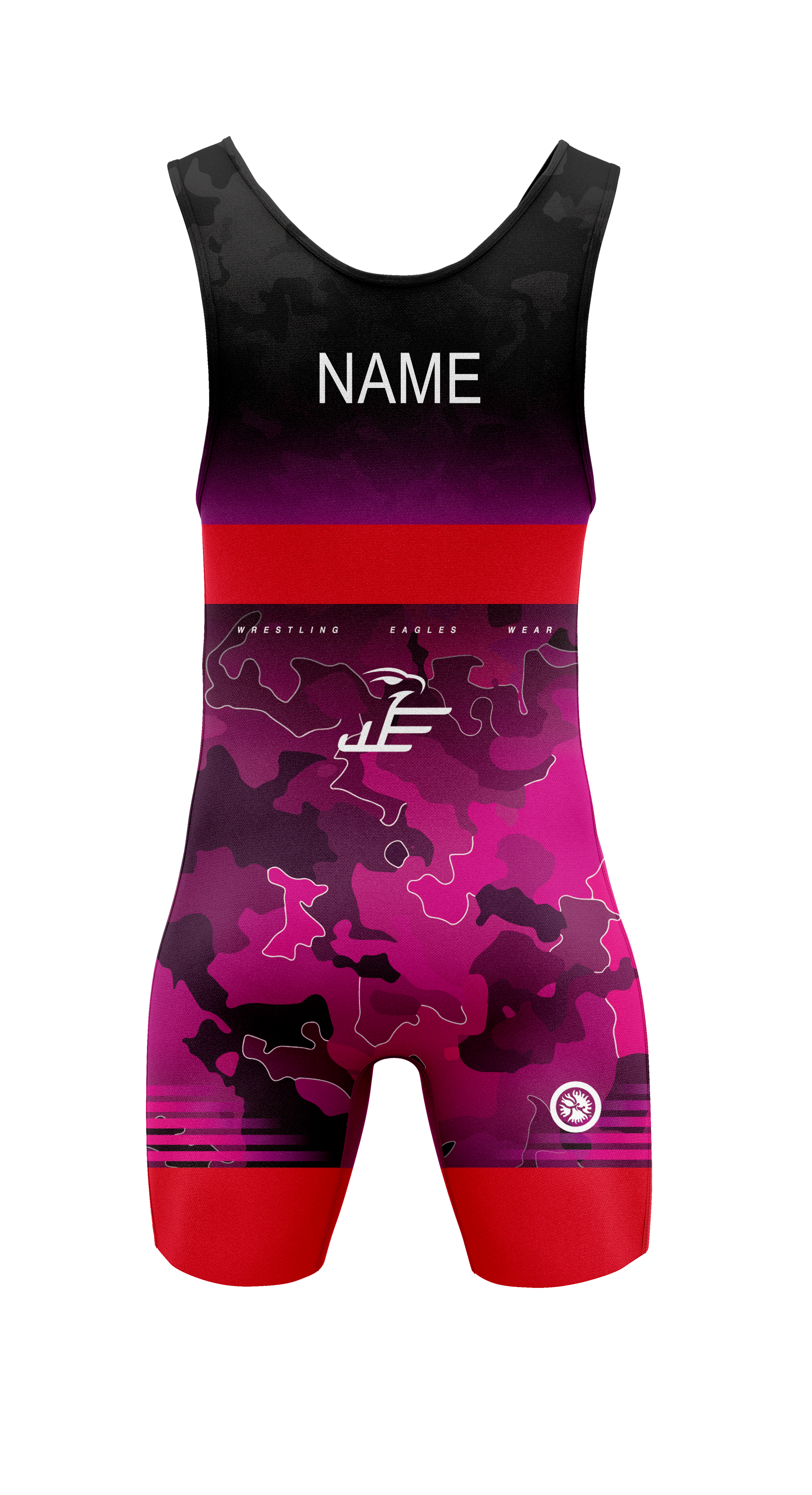 WEW Ringertrikot Pink-Camo