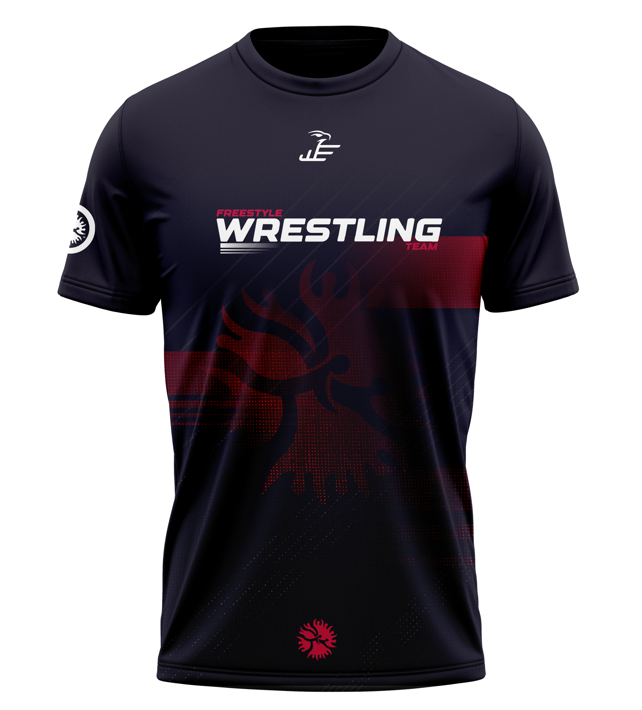 WEW T-Shirt UWW-redblue